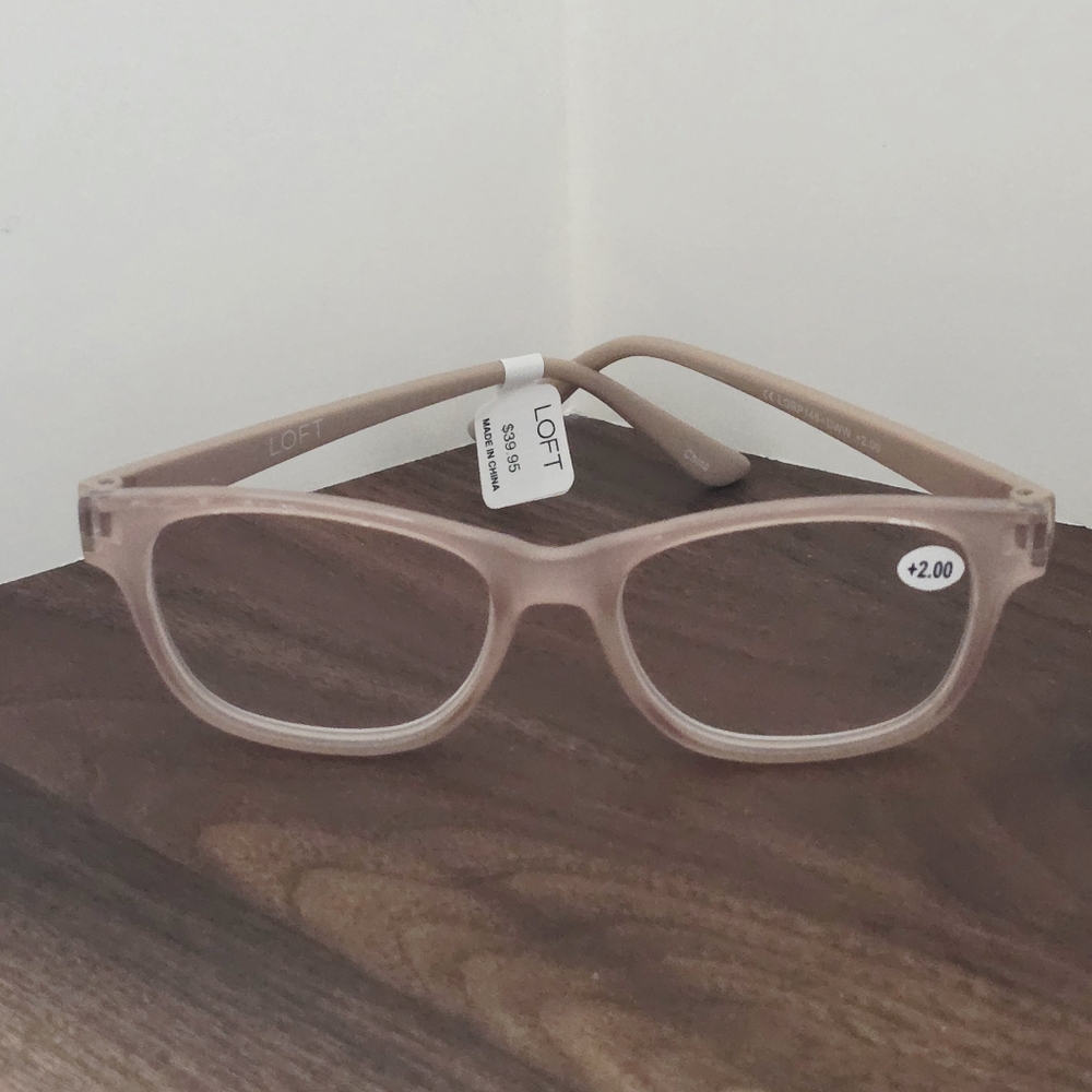 LOFT Crystal Finish Reading Glasses 2.0 Soft Blush - Picture 4 of 8